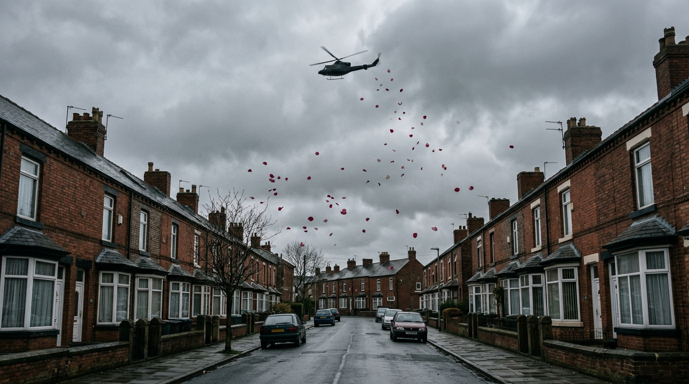 A Birmingham Family Honoured Their Father by Dropping Cash from a Helicopter at His Funeral